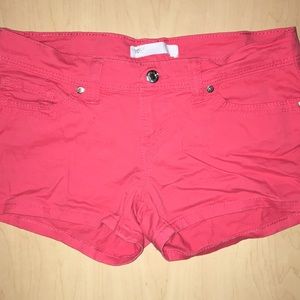 Hot pink Levi shorts